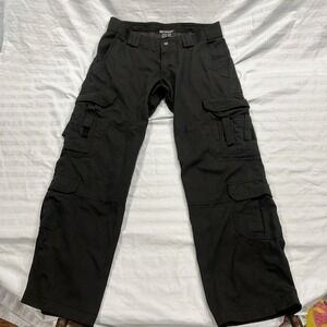 Combat Military 5.11 Woman's 14 Black 10 Pockets Cargo Work‎ Gorpcore Tactical